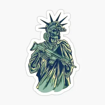 Наклейка Tacticool Lady Liberty для декора ноутбука, спальни, автомобиля, милого мультяшного искусства, модного общественного чемодана