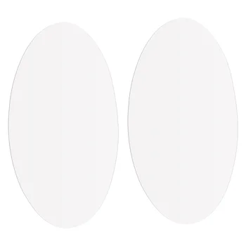 Наклейка на стену из 2 предметов, современное настенное зеркало, Овальный зеркальный объектив, Настенное зеркало своими руками, Пластиковое зеркало для ванной комнаты, Бескаркас-ное зеркало