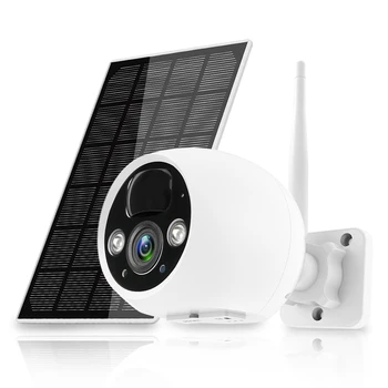 Наружное HD-видео CCTV IP Беспроводная система безопасности Наблюдения Солнечная панель Источник питания WIFI Солнечная камера с батареей