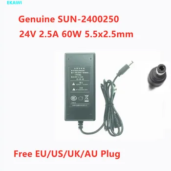 Натуральное SOY SUN-2400250 24V 2.5A 60W 5.5x2.5mm SOY-2400250 Адаптер переменного тока для монитора, зарядное устройство