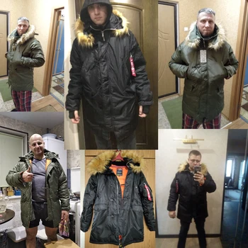 Новая зимняя куртка-пуховик N3B, мужское Длинное Канадское пальто, Военный Меховой капюшон, Теплый Тренч, Камуфляж, Тактический бомбер, Армейская Корейская парка