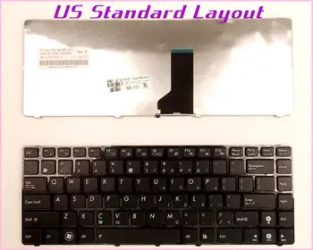 Новая клавиатура с американской Раскладкой для ноутбука ASUS K43 K43BR K43BY K43TA K43TK K43U K42 K42J A42J K42F UL80VT С ЧЕРНОЙ РАМКОЙ