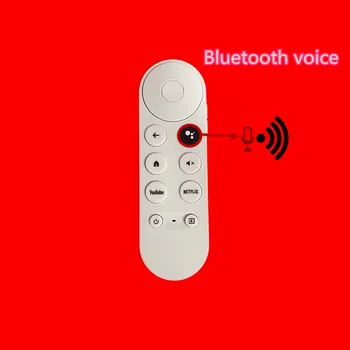 Новый пульт дистанционного управления Bluetooth Voice G9N9N для замены Google TV Chromecast 4K Snow 2020 года