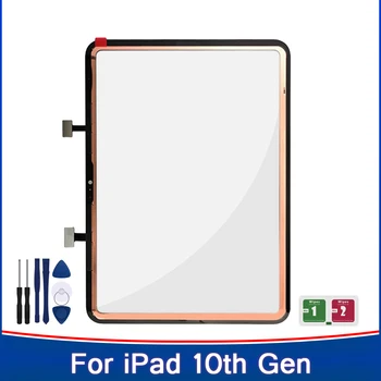 Новый Сенсорный Экран Для iPad 10 10th Gen 10.9 2022 A2696 A2757 A2777 Сенсорная панель Дигитайзер Замена Датчика Переднего Внешнего Стекла