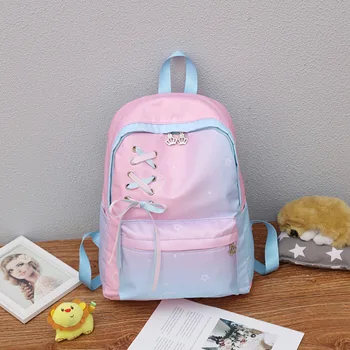 Новый японский школьный ранец градиентного цвета, рюкзак для милой девушки в корейском стиле, модная сумка для школьных учебников большой емкости для студентов