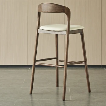 Обеденные стулья из скандинавского дерева, Передвижной барный стул для гостиной, стулья для мероприятий, Мебель для балкона Sillas De Escritorio