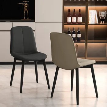 Обеденный стул Relax в скандинавском стиле с минималистичным дизайном, роскошные офисные стулья с высокой спинкой, металлическая дизайнерская домашняя мебель Sillas De Comedor