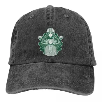 Однотонные папины шляпы Scooter Girl Женская шляпа с солнцезащитным козырьком Бейсболки Vespa Популярные транспортные средства Остроконечная кепка