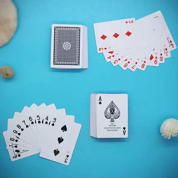 Оптовая продажа 2500 комплектов Нового Типа Прочных Качественных Игральных Карт Condor Для Покера С Пользовательской Печатью Игровых Торговых Карт