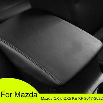 Оригинальная Крышка Коробки Автомобильного Подлокотника Для Mazda CX-5 CX5 KE KF 2017-2022 Искусственная Кожа Отделка Крышки Автомобильного Подлокотника Центральной Консоли