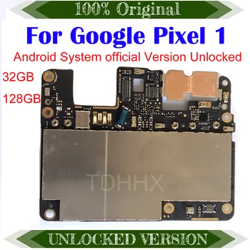 Оригинальная Разблокированная Материнская плата 32GB 128GB для LG Google Pixel 1 с чипами, Комплектными Логическими платами Материнская плата для LG Google Pixel1