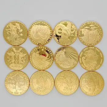 Памятная монета европейского созвездия Медаль Таро счастливая монета монета желаний зубная фея золотая монета металлическая памятная монета