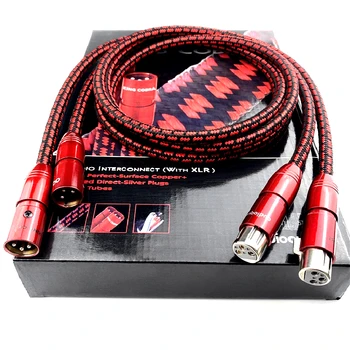 Пара HiFi Аудио XLR кабелей King Cobra PSC Соединительный XLR балансный кабель с коробкой