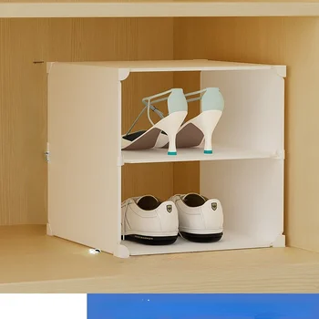 Перегородки для обувных коробок многослойные Для экономии места, а шкаф для обуви удобен для разделения полки для обуви в шкафу.