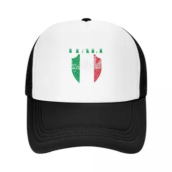 Персонализированная Бейсболка С Флагом Италии, Солнцезащитная Кепка, Женская Мужская Регулируемая Итальянская Футбольная Шляпа Дальнобойщика, Летняя