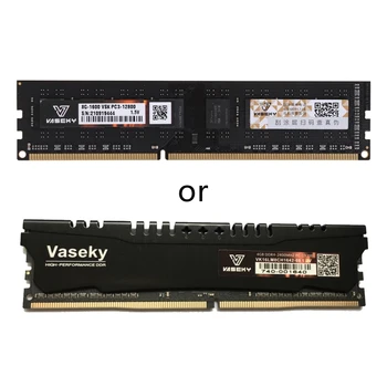 ПК Компьютер 8G PC Memory Vaseky Черный Прочный модуль Настольная карта памяти компьютера PC3 DDR3 1600 МГц 2023 г.