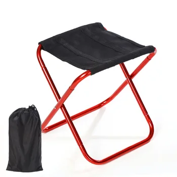 Портативный складной стул для рыбалки, складной стул для кемпинга, уличные походные стулья для пикника, пляжные сиденья, несущий табурет для барбекю