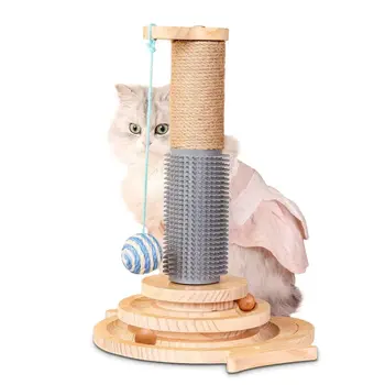 Пригодный для вторичной переработки продукт для кошек Игровая игрушка-когтеточка Интерактивная игрушка для кошек Доска-скребок Игрушка для домашних животных Когтеточка для котенка