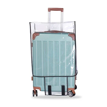 Прозрачный чехол для дорожного багажа из ПВХ, защитный чехол для чемодана, пылезащитный чехол для 22-дюймового багажа