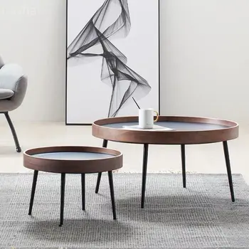 Простой комбинированный журнальный столик в скандинавском стиле, гостиная, креативная круглая повседневная комбинация, чайный столик, журнальный столик, журнальный столик