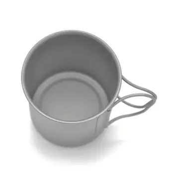 Прочная Чайная чашка с крышкой Легкий Чайный Сервиз Бытовая чашка для воды С закругленными краями Чайный набор Кружка Чашка Емкостью 450 мл Титан
