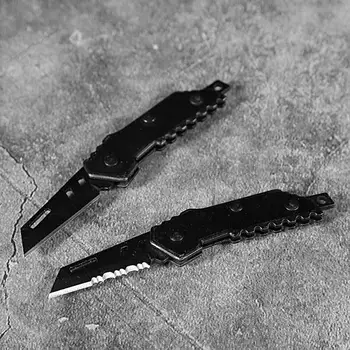 Прочный Мини-нож Портативный Карманный нож Многофункциональный Режущий Наружный Мини-резак Инструмент выживания