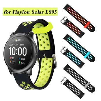 Ремешок для браслета Haylou Solar LS05, силиконовый спортивный браслет для смарт-часов Haylou Solar LS05, Сменный ремешок для аксессуаров