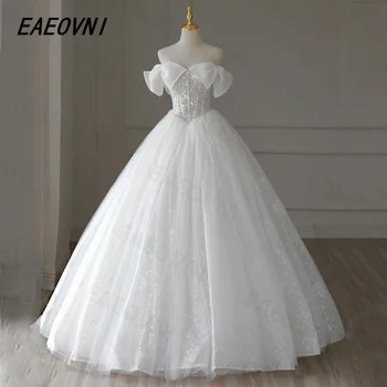 Роскошное Элегантное Белое платье длиной до пола с великолепной аппликацией, свадебное платье для новобрачных 2023, Современное изысканное Vestido De Novia на заказ