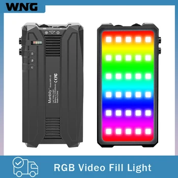 Светодиодная подсветка камеры Manbily RGB MFL-02 для фотосъемки, заполняющий свет для фотосъемки в фотостудии