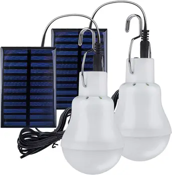 Светодиодная солнечная лампа Водонепроницаемая наружная подвесная аварийная лампа с питанием от USB, работающая на солнечном свете, портативное внутреннее освещение 5 В