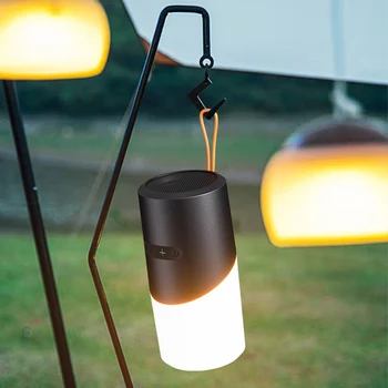 Светодиодный атмосферный светильник, портативный перезаряжаемый атмосферный светильник, Bluetooth-совместимые динамики с лампами, фонарь-динамик для подарков