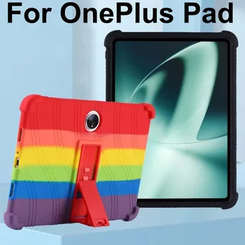 Силиконовый чехол-подставка для OnePlus Pad, мягкая защита от трещин, держатель защитного корпуса OnePlusPad 11,61 дюйма