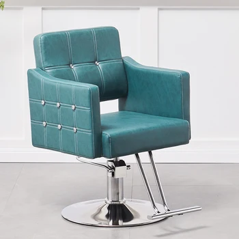 Современные парикмахерские кресла из искусственной кожи для мебели салона Красоты, кресло для Парикмахерской, Высококлассное Удобное Парикмахерское кресло