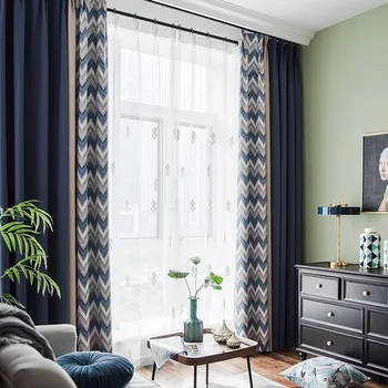 Современный минималистский шторы для гостиной из искусственной белье бесшовное сращивание Кортина сплошной цвет затенение занавес пользовательские