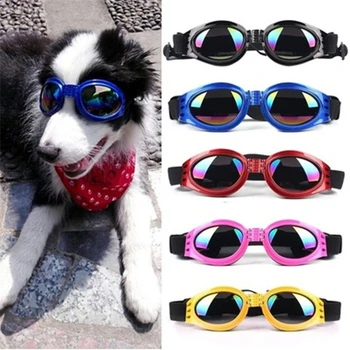Солнцезащитные очки для собак с защитой от ультрафиолета для средних или крупных собак для северной зоны с регулируемым ремешком для переноски