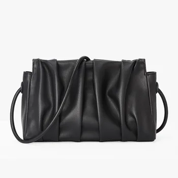 Сумка Cloud Wrinkle Bag 2023 новая легкая маленькая квадратная сумка Женская модная сумка через плечо Легкая роскошная Индивидуальная Кожаная сумка-мессенджер