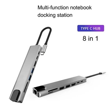 Тип USB C концентратор 3.0 Порт Мультиразветвитель адаптер OTG для Lenovo HUAWEI Xiaomi Macbook Pro 15 Air Аксессуары USB концентратор Прямая поставка