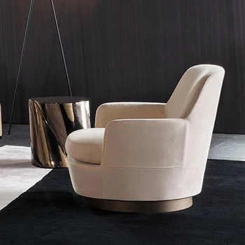 Тканевый диван в скандинавском стиле, простое кресло-диван для одного человека, итальянская дизайнерская светлая роскошная гостиная, красное кресло для интернета