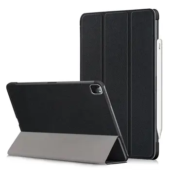 Тонкий Сложенный чехол Funda для iPad Pro 11 2022 Case Smart Wake / Sleep Для iPad Pro 11 дюймов 3-го, 2-го, 1-го поколения С Магнитной крышкой И жесткой задней крышкой
