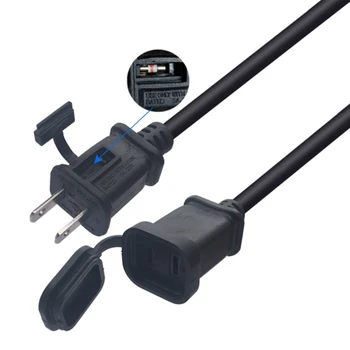 Удлинительный кабель Шнур US Nema от 1-15P до 1-15R Кабель питания с 2 розетками Удлинительный кабель