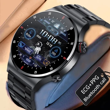 Умные часы с Bluetooth-вызовом, умные часы для мужчин, спортивные часы, фитнес-трекер, водонепроницаемые мужские электронные умные часы IP67, пожизненные