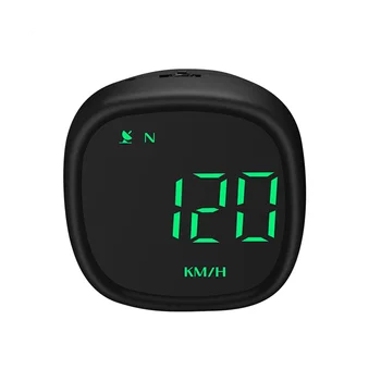 Универсальный HUD GPS Спидометр M30 Автомобильные часы Электронный компас Напоминание об усталости при вождении автомобиля мотоцикла
