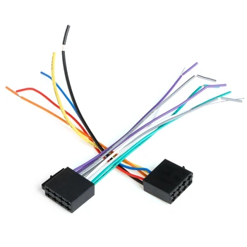 Универсальный жгут проводов ISO для автомобильного радиоприемника с разъемом для подключения проводов