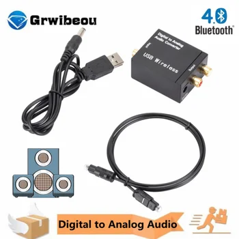 Цифроаналоговый Аудиопреобразователь Bluetooth 4.0 Оптическое волокно Toslink Коаксиальный Сигнал в RCA R/L Аудио Декодер Усилитель DAC