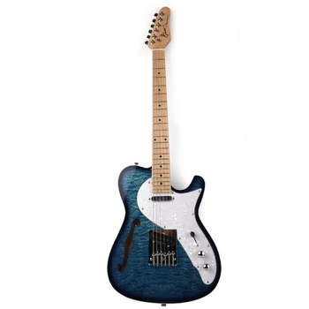 Электрогитара из стеганого клена хорошего качества blue electricas electro electrique guitare guitarra guitar гитары