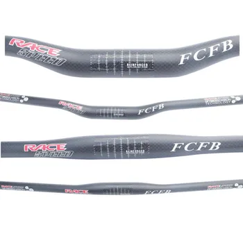 FCFB BMX полностью углепластиковый складной велосипед с плоским подъемом руля 3k 25,4*460/480/500/520/540/560/580/600/620/640-720 мм